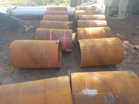 914mm O/D Steel Pipes