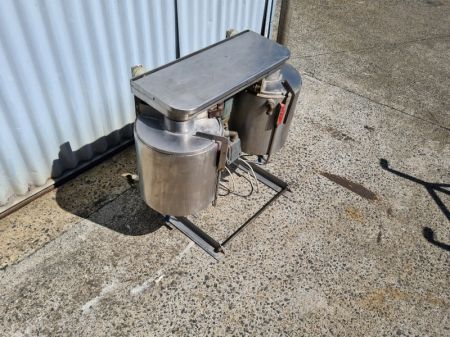 30 Litre Stainless Steel Double Drum Mixer