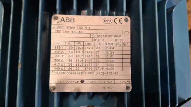 ABB 15.5Kw - 4 Pole