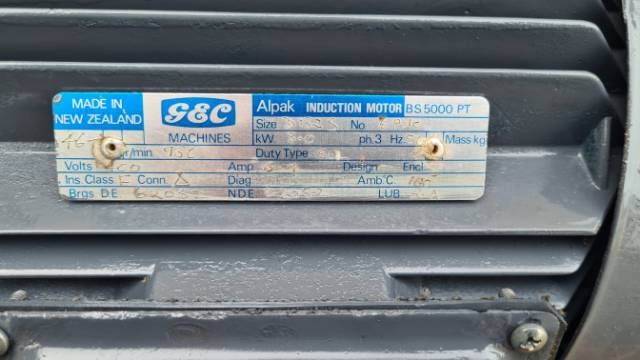 GEC 3.0KW, 930RPM 6 Pole Electric Motor