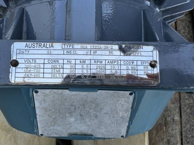 ABB 5.5Kw, 2925 RPM 2 Pole Electric Motor