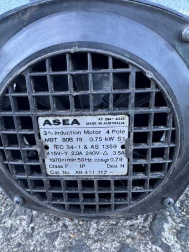 ASEA 0.75Kw, 1370 RPM Electric Motor