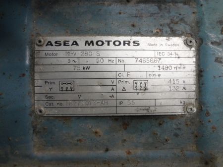 ASEA 75Kw - 4 Pole Motor