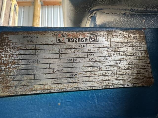 Brook Hansen 110Kw, 1480 RPM, 4 Pole Electric Motor