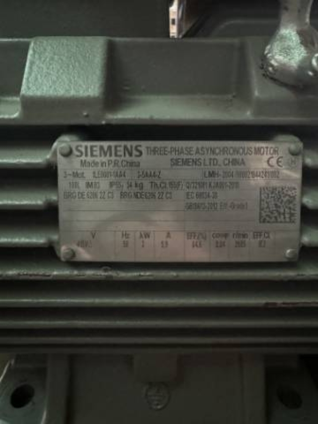 Siemens 3Kw, 2900 RPM 2 Pole Electric Motor