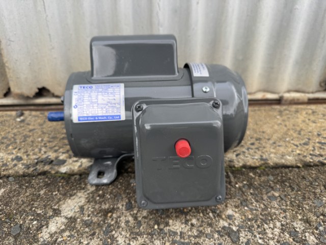 TECO 0.18Kw, 1410 RPM, 4 Pole, Single Phase Electric Motor
