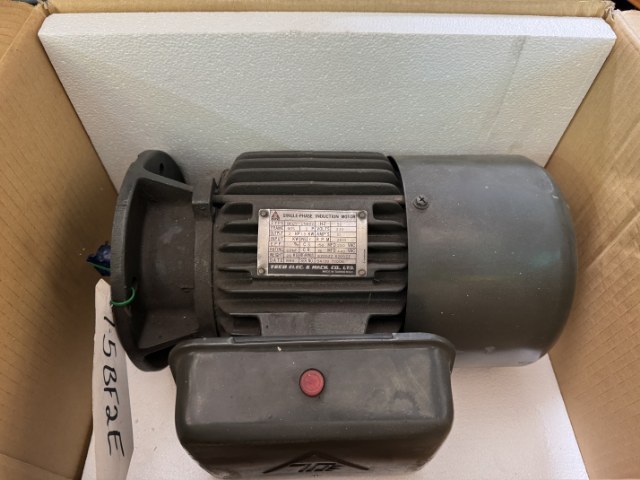 TECO 1.5Kw, 2 Pole, Foot/Flange, Single Phase Electric Motor