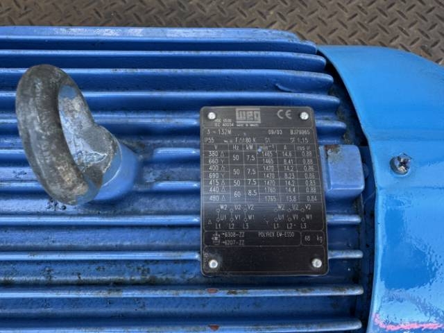 WEG 7.5Kw, 1465 RPM, 4 Pole Electric Motor