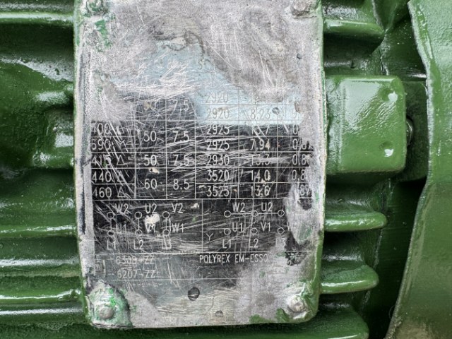 WEG 7.5Kw, 2920 RPM, 2 Pole Electric Motor
