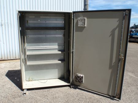 Steel Electrical Cabinet 1.2m x 800mm x 300mm With Cooling Fans