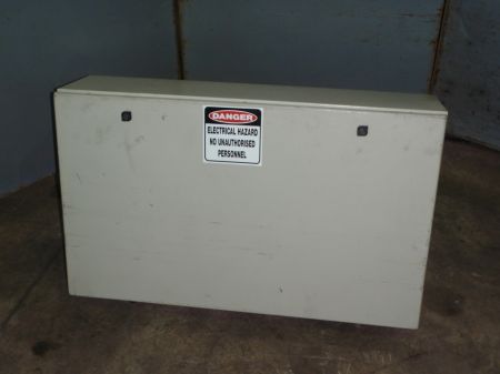 Electrical cabinet front view