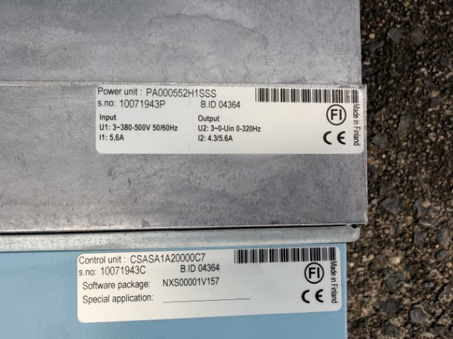 Vacon 5.6 Amp, 3 Phase, VSD