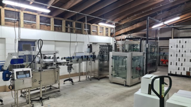 Bottle Filling, Capping and Labelling Line