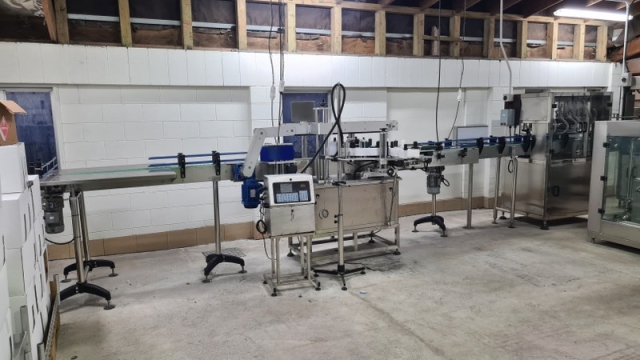 Bottle Filling, Capping and Labelling Line