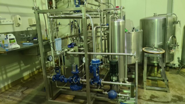 Stainless Steel Pasteurising Plant