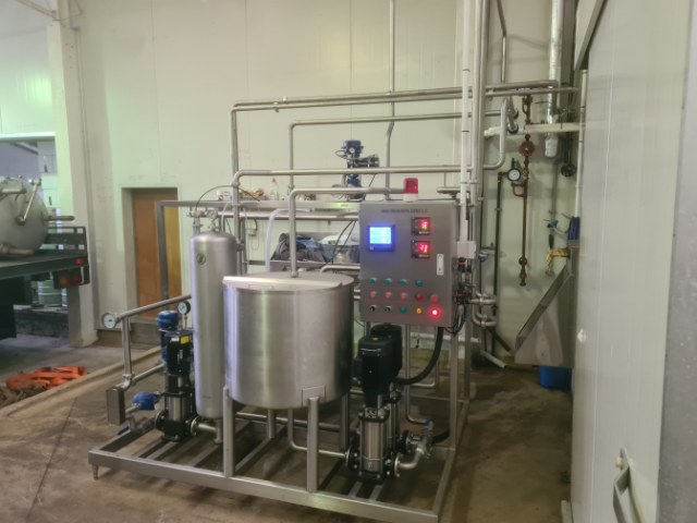 Stainless Steel Pasteurising Plant