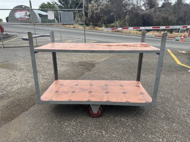 Galvanized 2 Tier Trolley / Cart
