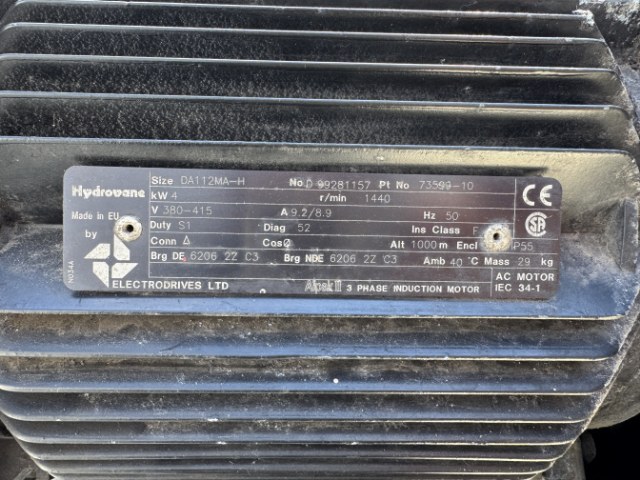 4Kw Hydrovane 504 Air Compressor