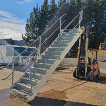 All Steel Fabricated Stairs