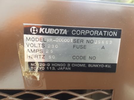 Kubota Refrigerated Centrifuge