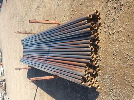 50mm ID x 57.2mm OD Black Pipe
