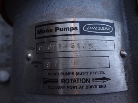 4" Mono Pump 7.5Kw 
