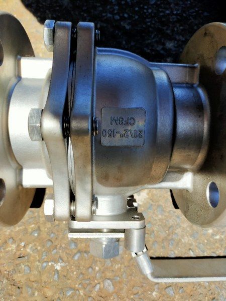 2 1/2" Bore S/S Taylors Flanged Ball Valve (BRAND NEW)