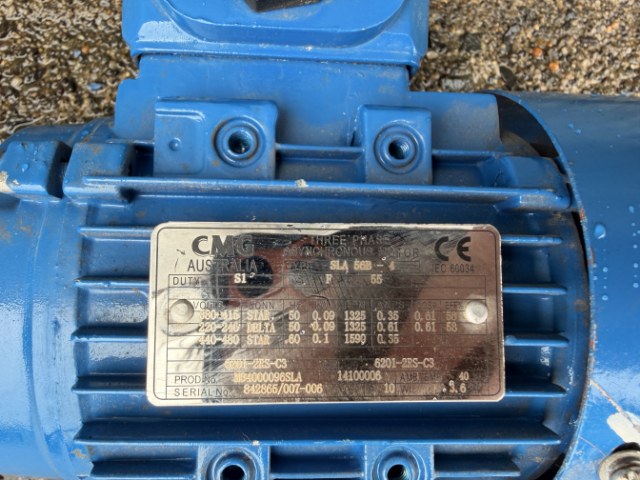 CMG 0.09Kw, 176.6 RPM, Right Angle Geared Motor