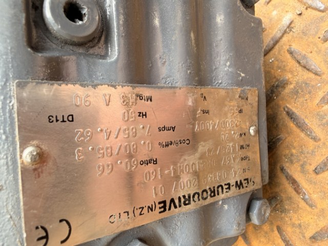 SEW Eurodrive 2.2Kw, 23 RPM Geared Motor