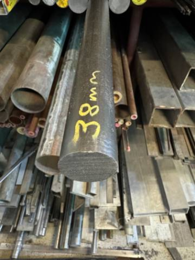 New 38.1mm 1045 (Medium Tensile) Steel Round Bar