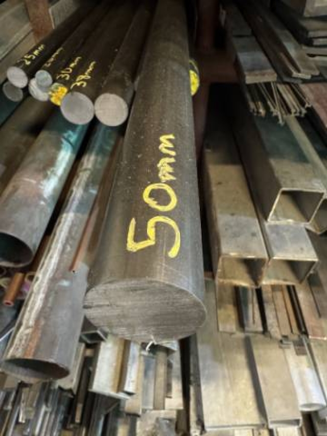 New 50mm 1045 (Medium Tensile) Steel Round Bar