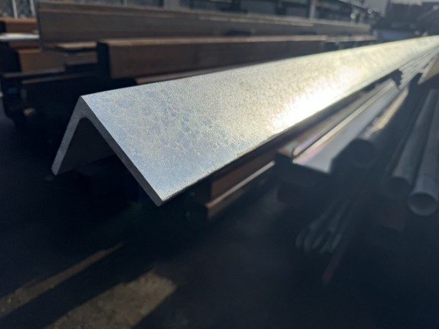 Brand New 90 x 90 x 8 Hot Dipped Galvanized Angle Iron - Per Metre