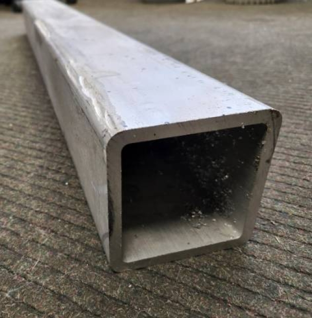 Aluminium Box Section - 100mm x 100mm x 8mm - Secondhand