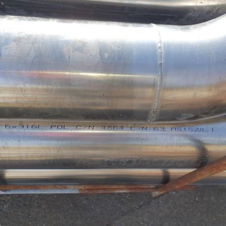 152mm Stainless Steel Tube (316)