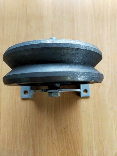 150mm O/D Rex Cast Iron Vee Grooved Wheels